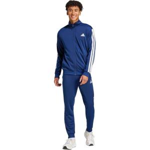 imageadidas Mens Basic 3Stripes Tricot Track SuitDark Blue