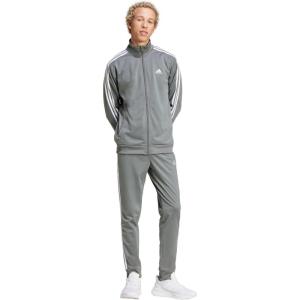 imageadidas Mens Basic 3Stripes Tricot Track SuitGrey
