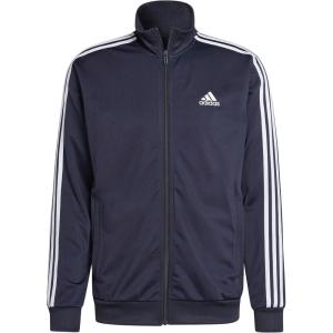 imageadidas Mens Basic 3Stripes Tricot Track SuitLegend InkWhite