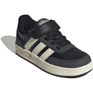 imageadidas UnisexChild Breakbase Elastic Lace ampamp Strap SneakerBlackOff WhiteCarbon