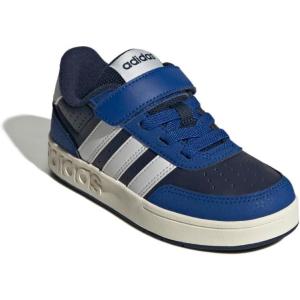 imageadidas UnisexChild Breakbase Elastic Lace ampamp Strap SneakerCollegiate NavyDash GreyCollegiate Royal