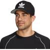 imageadidas Originals Mens Modern High Crown Structured PreCurve Brim Snapback Adjustable Fit HatBlackWhiteSilver Green