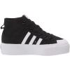 imageadidas Originals Womens Nizza Platform Mid SneakersBlackWhiteWhite