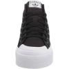 imageadidas Originals Womens Nizza Platform Mid SneakersBlackWhiteWhite