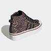 imageadidas Originals Womens Nizza Platform Mid SneakersBlackWhiteWild Brown