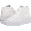 imageadidas Originals Womens Nizza Platform Mid SneakersWhiteWhiteWhite