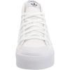 imageadidas Originals Womens Nizza Platform Mid SneakersWhiteWhiteWhite