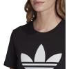 imageadidas Originals womens Trefoil TShirtBlackWhite1