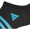 imageadidas Unisex Kids No Show Socks for Boys and Girls Youth 6Pack Superlite Breathable and Lightweight Below AnkleBlackLucid AquamarineWhiteGirls30