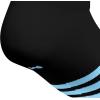 imageadidas Unisex Kids No Show Socks for Boys and Girls Youth 6Pack Superlite Breathable and Lightweight Below AnkleBlackWhiteSemi Blue BurstGirls30