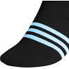 imageadidas Unisex Kids No Show Socks for Boys and Girls Youth 6Pack Superlite Breathable and Lightweight Below AnkleBlackWhiteSemi Blue BurstGirls30