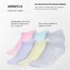 imageadidas Unisex Kids No Show Socks for Boys and Girls Youth 6Pack Superlite Breathable and Lightweight Below AnkleTrue PinkSemi Flash Aqua BlueClear Onix GreyGirls30
