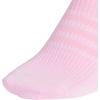 imageadidas Unisex Kids No Show Socks for Boys and Girls Youth 6Pack Superlite Breathable and Lightweight Below AnkleTrue PinkSemi Flash Aqua BlueClear Onix GreyGirls30