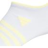 imageadidas Unisex Kids No Show Socks for Boys and Girls Youth 6Pack Superlite Breathable and Lightweight Below AnkleWhiteCool Light HeatherBlackGirls30