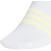 imageadidas Unisex Kids No Show Socks for Boys and Girls Youth 6Pack Superlite Breathable and Lightweight Below AnkleWhiteCool Light HeatherBlackGirls30