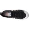 imageadidas UnisexChild Nizza Platform MidSneakerBlackClear PinkWhite