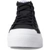 imageadidas UnisexChild Nizza Platform MidSneakerBlackClear PinkWhite