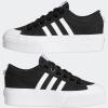 imageadidas Womens Nizza Platform ShoesBlackWhiteWhite