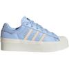 imageadidas Womens Nizza Platform ShoesBlue DawnWhiteSilver Metallic Bonega