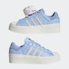 imageadidas Womens Nizza Platform ShoesBlue DawnWhiteSilver Metallic Bonega