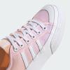 imageadidas Womens Nizza Platform ShoesCloud WhiteClear PinkAcid Orange