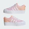imageadidas Womens Nizza Platform ShoesCloud WhiteClear PinkAcid Orange