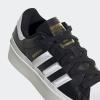 imageadidas Womens Nizza Platform ShoesCore BlackCloud WhiteGold Metallic
