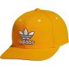 imageadidas Originals Mens Modern High Crown Structured PreCurve Brim Snapback Adjustable Fit HatCollegiate GoldWhiteMineral Green