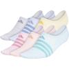 imageadidas Unisex Kids No Show Socks for Boys and Girls Youth 6Pack Superlite Breathable and Lightweight Below AnkleHalo Mint GreenHaze CoralLight PinkSuper No Show