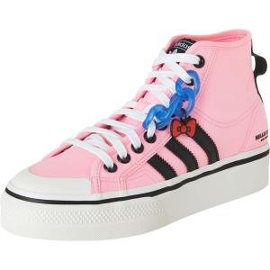 imageadidas Originals Womens Nizza Platform Mid SneakersPinkBlackBright Royal