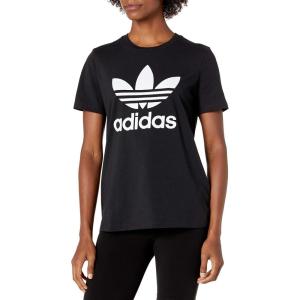 imageadidas Originals womens Trefoil TShirtBlackWhite1