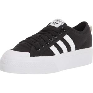 imageadidas Womens Nizza Platform ShoesBlackWhiteWhite