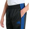 imageadidas Boys Tricot 3Stripe JoggerBlack With Blue