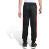 imageadidas Boys Tricot 3Stripe JoggerBlack With Red