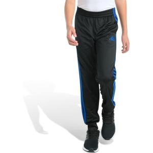 imageadidas Boys Tricot 3Stripe JoggerBlack With Blue
