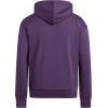 imageadidas Mens Essentials Feel Cozy Fleece Hoodie SweatshirtAurora PlumBlack
