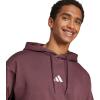 imageadidas Mens Essentials Feel Cozy Fleece Hoodie SweatshirtAurora RubyWhite