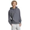 imageadidas Mens Essentials Feel Cozy Fleece Hoodie SweatshirtDark Grey HeatherBlack