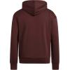 imageadidas Mens Essentials Feel Cozy Fleece Hoodie SweatshirtShadow BrownBlack