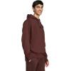 imageadidas Mens Essentials Feel Cozy Fleece Hoodie SweatshirtShadow BrownBlack
