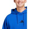 imageadidas Mens Essentials Feel Cozy Fleece Hoodie SweatshirtTeam Royal BlueBlack
