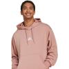 imageadidas Mens Essentials Feel Cozy Fleece Hoodie SweatshirtWarm ClayWhite