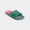 imageadidas Unisex Adult Adilette Aqua Slide SandalBliss PinkCourt GreenCourt Green