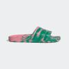 imageadidas Unisex Adult Adilette Aqua Slide SandalBliss PinkCourt GreenCourt Green