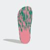 imageadidas Unisex Adult Adilette Aqua Slide SandalBliss PinkCourt GreenCourt Green