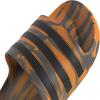 imageadidas Unisex Adult Adilette Aqua Slide SandalCharcoalCore BlackFocus Orange