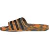 imageadidas Unisex Adult Adilette Aqua Slide SandalCharcoalCore BlackFocus Orange