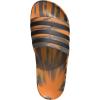 imageadidas Unisex Adult Adilette Aqua Slide SandalCharcoalCore BlackFocus Orange