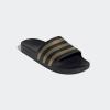 imageadidas Unisex Adult Adilette Aqua Slide SandalCore BlackGold MetallicCore Black