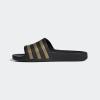 imageadidas Unisex Adult Adilette Aqua Slide SandalCore BlackGold MetallicCore Black